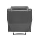 Conia Manual Reclining Chair | Dark Gray Top Grain Leather BM338564