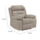 Conia Power Reclining Chair | Soft Latte Beige Leather | USB Charger BM338571