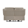 Conia Power Double Recliner Loveseat | USB | Latte Beige Leather 63’’ BM338573