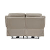 Conia Power Double Recliner Loveseat | USB | Latte Beige Leather 63’’ BM338573