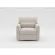 Ompa Swivel Armchair with Lumbar Pillow | Cream Beige Boucle BM338582