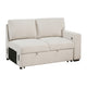 Ompa Modular Armless Sofa with Storage | Cream Beige Boucle | 52’’ BM338583