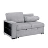 Ompa Modular Armless Sofa with Storage | Cloud Gray Boucle | 52’’ BM338585