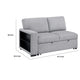 Ompa Modular Armless Sofa with Storage | Cloud Gray Boucle | 52’’ BM338585