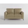 Casie Loveseat | Sand Brown Microfiber Foam | Chrome Legs 61’’ BM338596