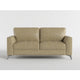 Casie Sofa | Sand Brown Microfiber Foam | Chrome Legs 77’’ BM338597