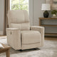 Erten Power Rocker Recliner Chair | Light Brown Velvet | Solid Wood BM338610
