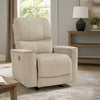 Erten Power Rocker Recliner Chair | Light Brown Velvet | Solid Wood