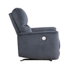 Erten Power Rocker Reclining Chair | Dark Gray Velvet | Solid Wood BM338611