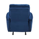 Erten Power Rocker Reclining Chair | Navy Blue Velvet | Solid Wood BM338612