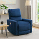 Erten Power Rocker Reclining Chair | Navy Blue Velvet | Solid Wood BM338612