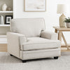 Brady Accent Armchair | Sand Brown Chenille | Nailhead Trim BM338619