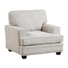 Brady Accent Armchair | Sand Brown Chenille | Nailhead Trim BM338619