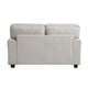 Brady Loveseat with 4 Pillows | Sand Brown Chenille | Nailhead | 66’’ BM338620