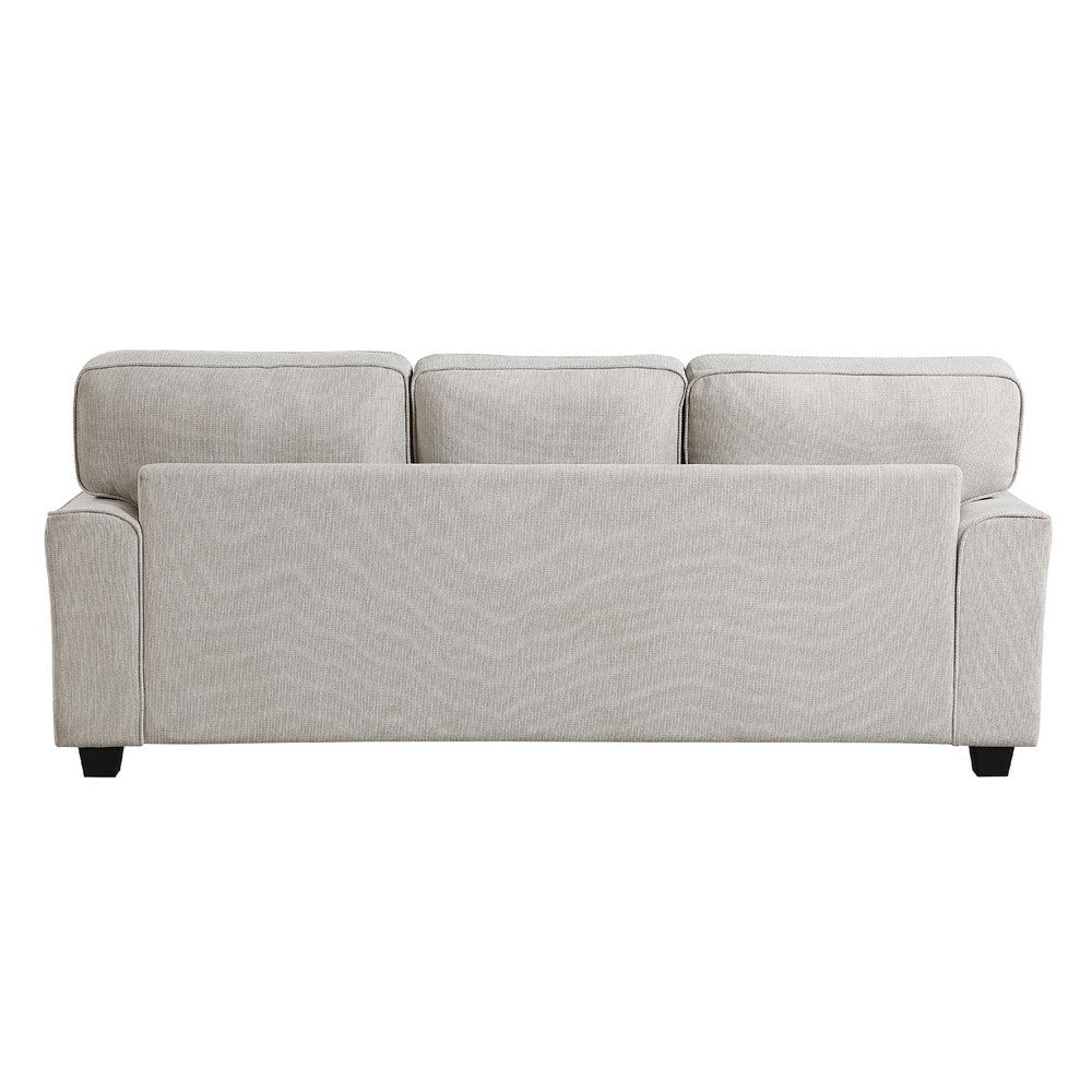 Brady Sofa with 4 Pillows | Sand Brown Chenille | Nailhead Trim | 92’’ BM338621