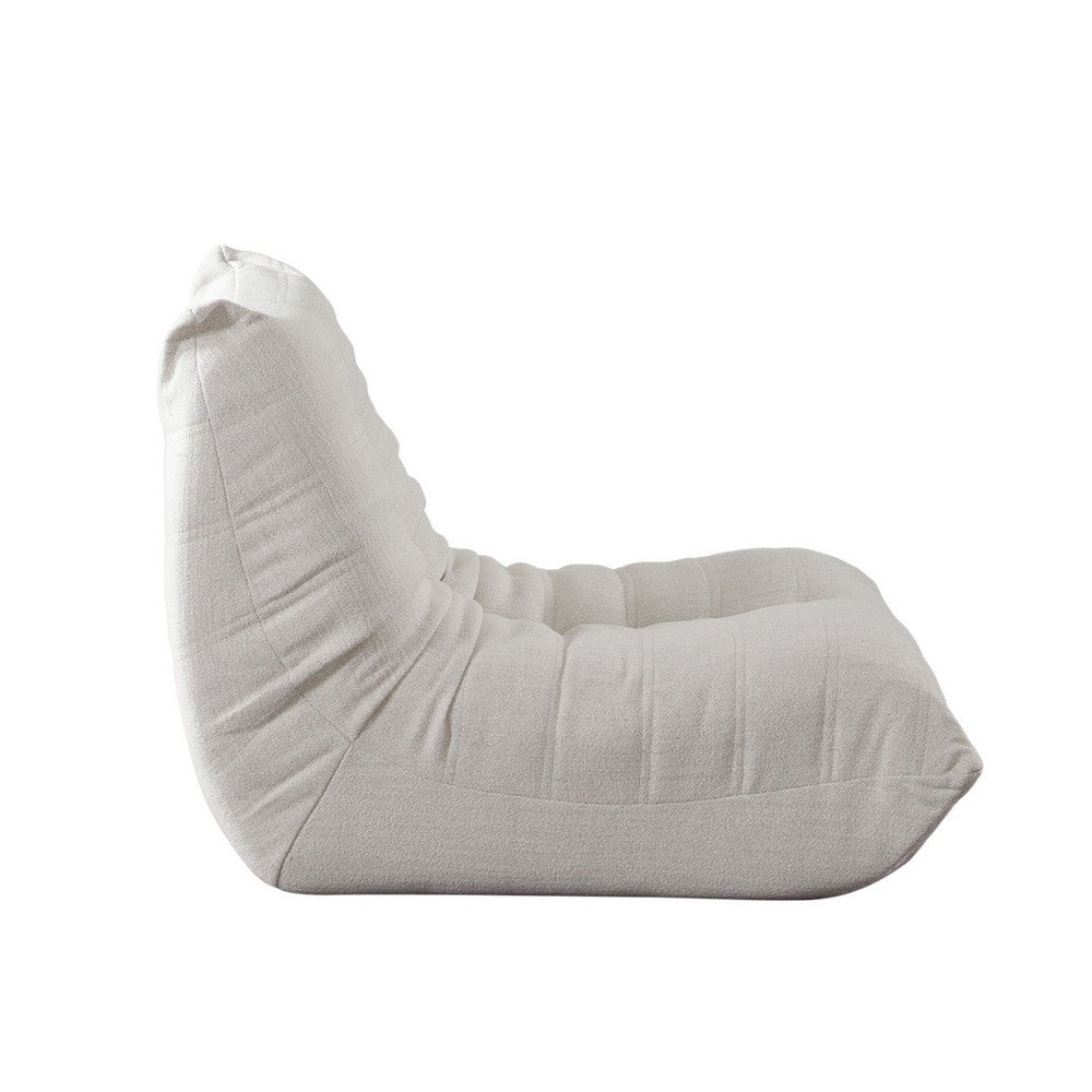 Ezee Armless Chair | Durable Wood Frame | Pleated Polyester | 42"