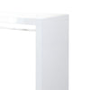 Bar Table | 42’’ Waterfall Edge Design | High Gloss White Lacquer BM338639