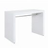 Bar Table | 42" Waterfall Edge Design | High Gloss White Lacquer