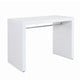 Bar Table | 42" Waterfall Edge Design | High Gloss White Lacquer
