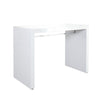Bar Table | 42" Waterfall Edge Design | High Gloss White Lacquer