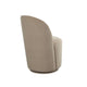 Accent Swivel Dining Chairs | Set of 2 | Camel Brown Velvet | Contoured Back BM338641