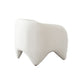 Kiol Accent Chair | 33’’ | White Padded Polyester Curved Design BM338646