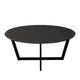 Jole Coffee Cocktail Table | 39’’ Black Ceramic Glass Top | Metal Base BM338652