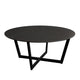 Jole Coffee Cocktail Table | 39’’ Black Ceramic Glass Top | Metal Base BM338652