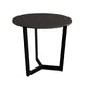 Jole Side End Table | 39’’ Black Ceramic Glass Top | Metal Base BM338653