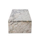 Rey Cocktail Coffee Table | 48" Rectangular Natural Viola Marble Body