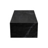 Rey Cocktail Coffee Table | 48’’ Rectangular Natural Black Marble Body BM338658