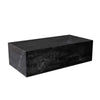 Rey Cocktail Coffee Table | 48’’ Rectangular Natural Black Marble Body BM338658