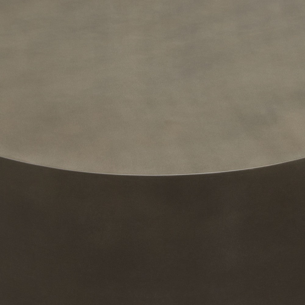 Viko Cocktail Coffee Table | 39’’ Natural Cement Gray Round Body BM338663