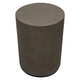 Viko Side End Table | 20’’ Natural Cement Gray Round Pedestal BM338664
