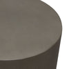 Viko Side End Table | 20’’ Natural Cement Gray Round Pedestal BM338664
