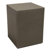 Viko Side End Table | 20’’ Natural Cement Gray Square Pedestal BM338666