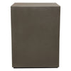 Viko Side End Table | 20’’ Natural Cement Gray Square Pedestal BM338666