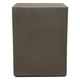 Viko Side End Table | 20’’ Natural Cement Gray Square Pedestal BM338666