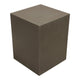 Viko Side End Table | 20’’ Natural Cement Gray Square Pedestal BM338666