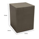 Viko Side End Table | 20’’ Natural Cement Gray Square Pedestal BM338666