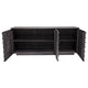 Tily Sideboard Buffet Cabinet w 3 Doors | 69’’ Smoke Gray Wood BM338669