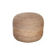 Poby Round Ottoman Pouf | 19’’ Natural Brown Jute Fiber BM338674