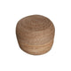 Poby Round Ottoman Pouf | 19’’ Natural Brown Jute Fiber BM338674