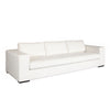 Lipi Modern Sofa | Mist White Fabric w Track Arms | 110’’ | 4 Accent Pillows BM338676