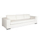 Lipi Modern Sofa | Mist White Fabric w Track Arms | 110’’ | 4 Accent Pillows BM338676