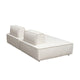 Gada 2 Piece Square Lounger Chair| Welt Trim Ivory Boucle | Solid Wood BM338678