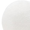 Round Accent Pillow | Ivory Faux Shearling | Polyester Fill | 15’’ BM338685