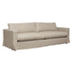 Aiza Sofa | 94’’ | Feather Down Seating | Sand Brown | Linen Cover