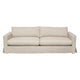 Aiza Sofa | 94’’ | Feather Down Seating | Sand Brown | Linen Cover