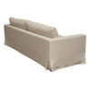 Aiza Sofa | 94’’ | Feather Down Seating | Sand Brown | Linen Cover